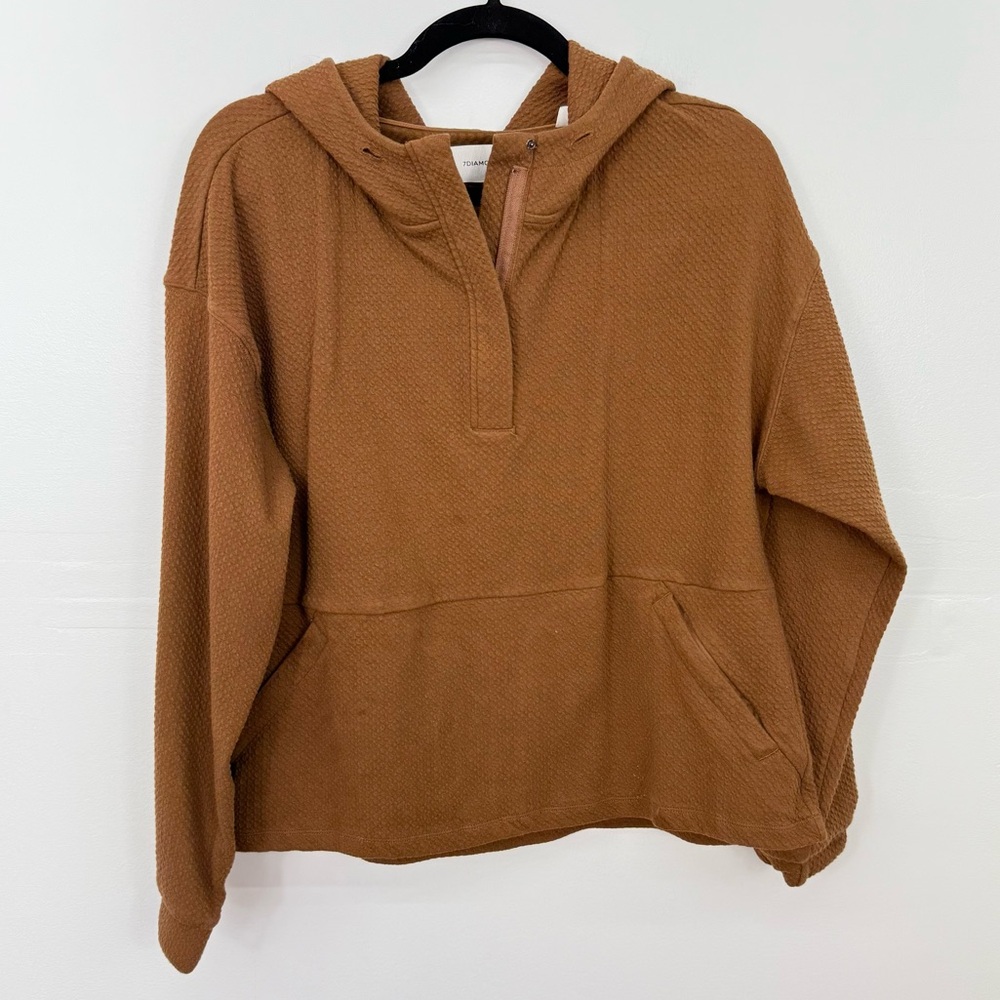 7 Diamonds Textured Tan Hoodie A30